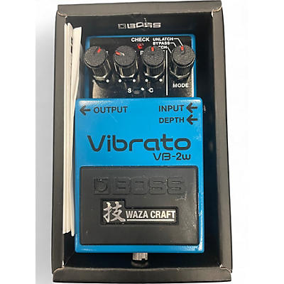 Used BOSS Vibrato VB-2W Effect Pedal