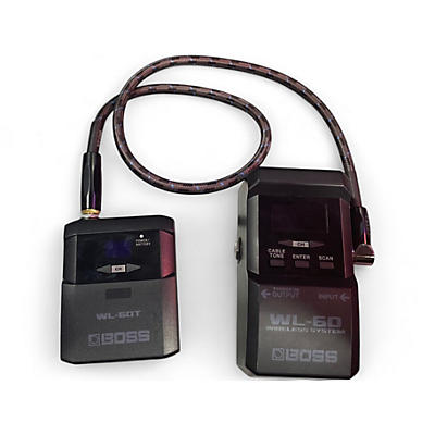 Used BOSS WL-60 AND WL-60T Instrument Wireless System