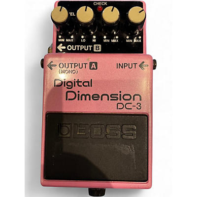 Used BOSS dimenson dc-3 Effect Pedal