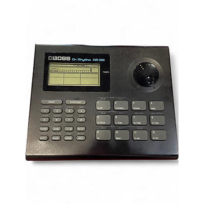 Used BOSS dr550 dr Rhythm Drum Machine