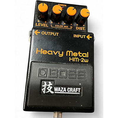 Used BOSS hm2w heavy metal Effect Pedal