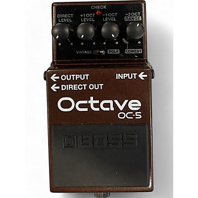 Used BOSS oc-5 Effect Pedal