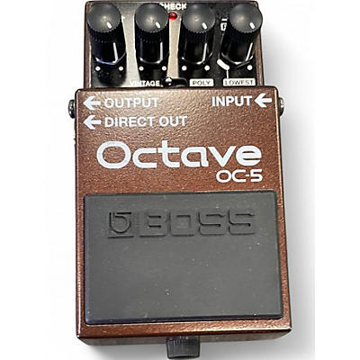 Used BOSS oc-5 Effect Pedal