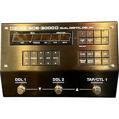 Used BOSS sde3000d Effect Pedal