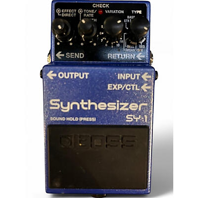 Used BOSS sy-1 synthesizer Effect Pedal