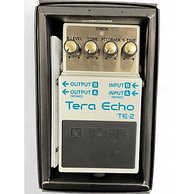 Used BOSS tera echo TE2 Effect Pedal