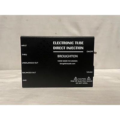 Used BROUGHTON ELECTRONIC TUBE DIRECT INJECTION Direct Box