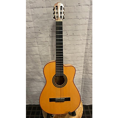 Used BUSCARINO CABARET Vintage Natural Classical Acoustic Electric Guitar