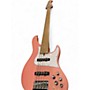 Used Bacchus H.J. Freaks Signature Model 5 String Bass Pink Electric Bass Guitar Pink