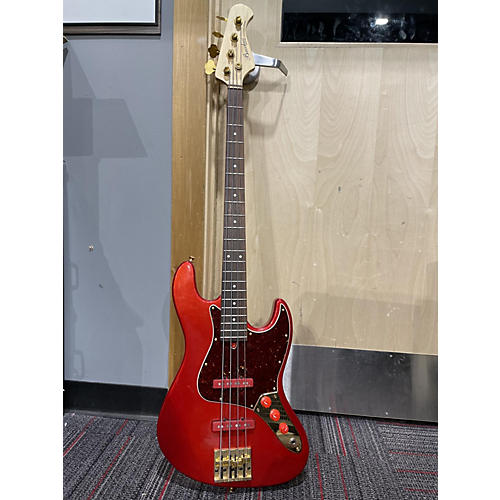 Used Bacchus Universe Series Bass Red Electric Bass Guitar
