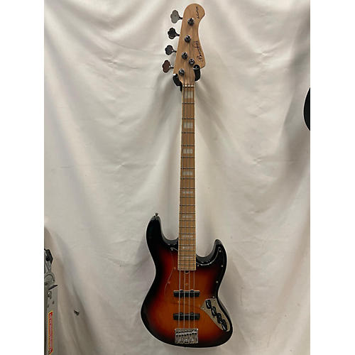 Used Bacchus Woodline AC5 Sunburst Electric Bass Guitar Sunburst