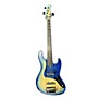 Used Used Bacchus Woodline Custom Trans Blue Electric Bass Guitar Trans Blue