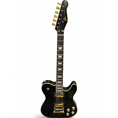 Used Bad Cat Instruments JIA LESCASTER Black Solid Body Electric Guitar
