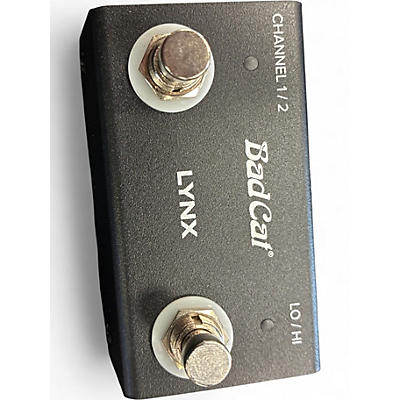 Used Bad Cat LYNX 2 BUTTON FOOTSWITCH Footswitch