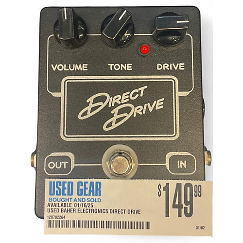 Used Baher Electronics Direct Drive Effect Pedal