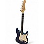 Used Baja S-Style Blue Sparkle Solid Body Electric Guitar Blue Sparkle