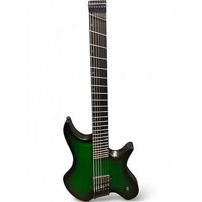 Used Balaguer CUSTOM VEGA 7 Green Solid Body Electric Guitar