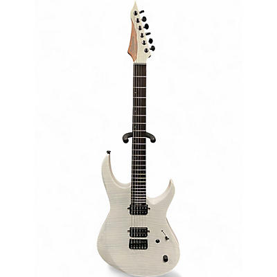 Used Balaguer DIABLO Trans White Solid Body Electric Guitar