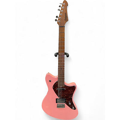 Used Balaguer ESPADA STANDARD GLOSS PASTEL PINK Solid Body Electric Guitar