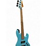 Used Balaguer Goliath Shape Custom Build Metallic Lake Placid Blue Electric Bass Guitar Metallic Lake Placid Blue