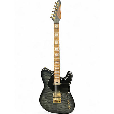 Used Balaguer Select-Custom Thicket Black Burst Solid Body Electric Guitar