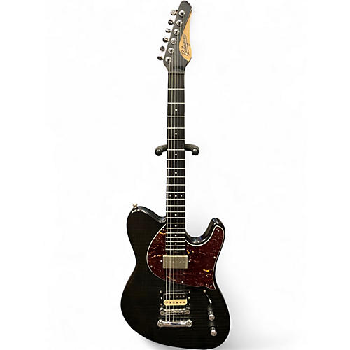 Used Balaguer Thicket Trans black flame Solid Body Electric Guitar Trans black flame