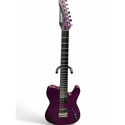 Used Balaguer Woodman Custom 7 string baritone Purple Baritone Guitars Purple