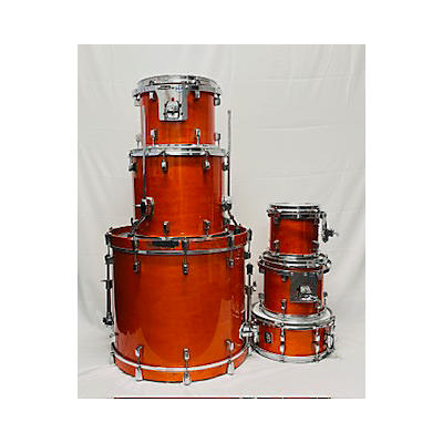 Used Baltimore 6 piece 6 Pc Shell Orange Drum Kit
