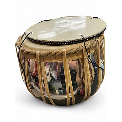Used Banjira 5in tbspe-550 tabla stainless steel and brown Drum