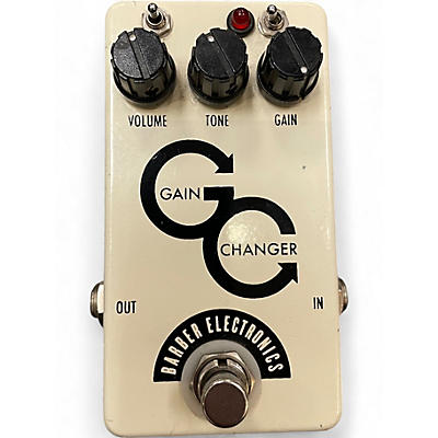 Used Barber Electronics Gain Changer Cream White Pedal