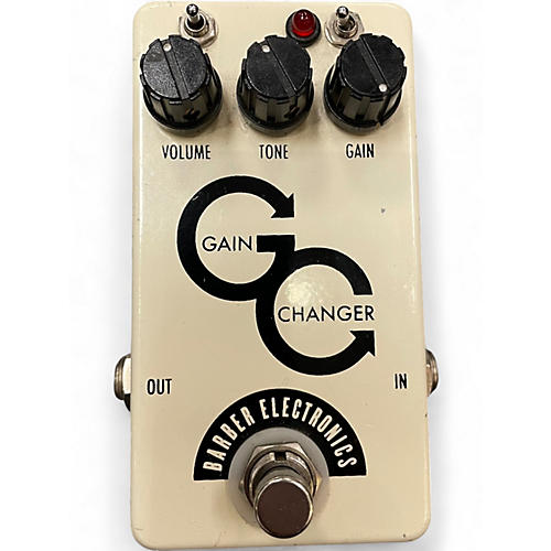 Used Barber Electronics Gain Changer Cream White Pedal
