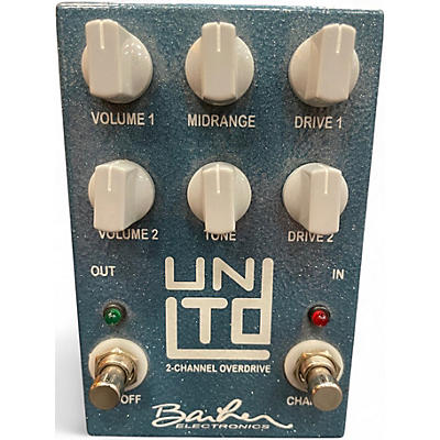 Used Barber Electronics unLimiTeD 2 CHANNEL OVERDRIVE Effect Pedal