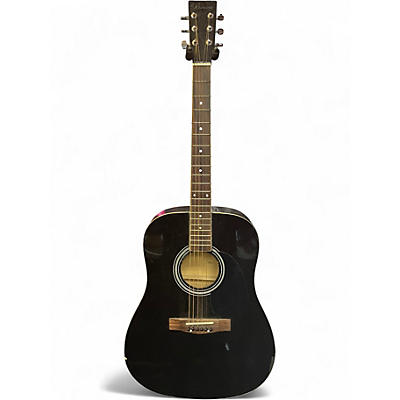 Used Barcelona D500 BLACK Acoustic Guitar