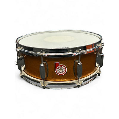 Used Barton Drums 14in NA MAPLE ORANGE SPARKLE Drum