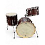 Used Barton Drums 3 Piece 3pc drumkit satin chocolate Drum Kit satin chocolate
