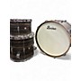 Used Barton Drums 3 Piece Essential Beech Ebony Finish Drum Kit Ebony Finish