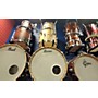 Used Barton Drums Used Barton Drums 3 piece BEECH ZEBRANO ZEBRA Drum Kit ZEBRA