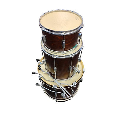 Used Barton Drums 3 piece Central Maple Natural Drum Kit