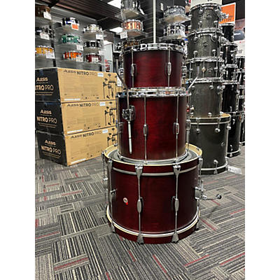 Barton Drums Used Barton Drums 3 piece Essential Maple Wine Red Drum Kit