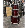 Used Barton Drums Used Barton Drums 3 piece Essential Maple Wine Red Drum Kit Wine Red