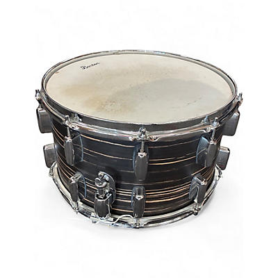 Used Barton Drums 8X14 Beech Ebony Natural Drum