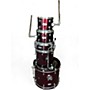 Used Basix Percussion 5 Piece BSX wine red Drum Kit wine red