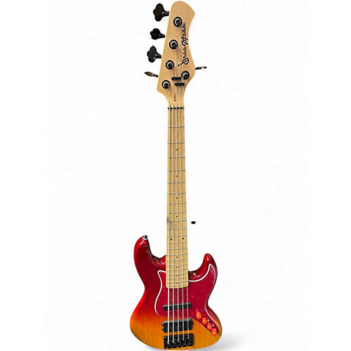 Used Bass Mods 1960 RED Electric Bass Guitar RED