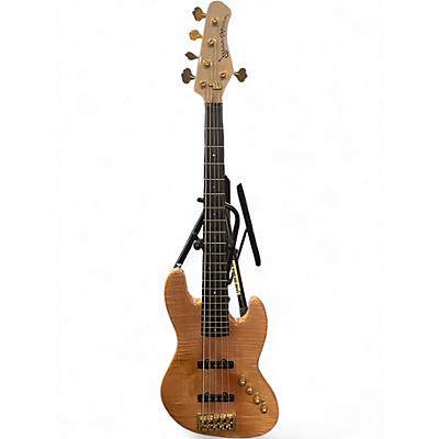 Used Bass Mods 5 String J Bass Natural Electric Bass Guitar