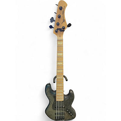 Used Bass Mods CALI K534 Trans Green Electric Bass Guitar