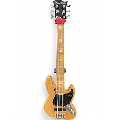 Used Bass Mods K6 NATURAL Electric Bass Guitar