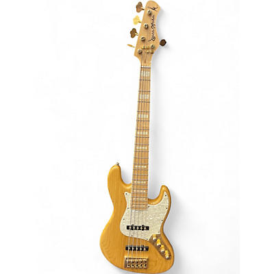 Used Bass Mods MF5 Natural Electric Bass Guitar