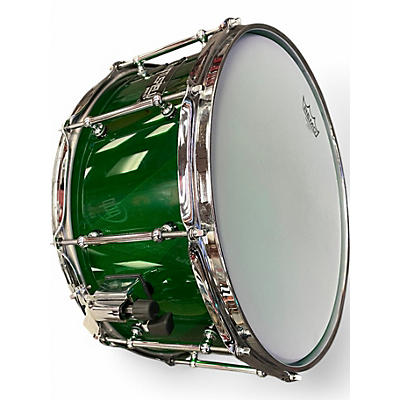 Used Battlefield Drums 14in acrylic snare drum cokebottle green Drum