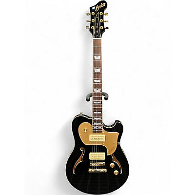 Used Baum Leaper Tone black Hollow Body Electric Guitar