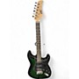 Used Bc Double Cutaway Green Burst Solid Body Electric Guitar Green Burst